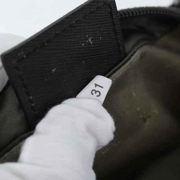 PRADA Shoulder Bag Nylon Gray Silver Auth ep5770 - Picture 2 of 14